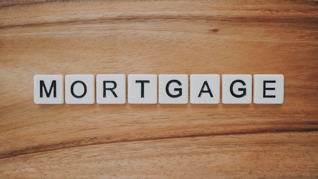 An image of the word mortgage