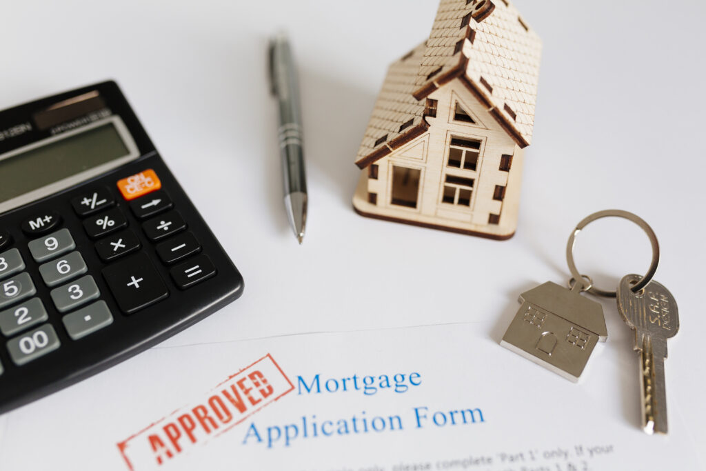 Approved mortgage loan application